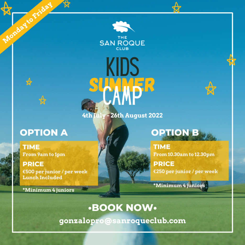 We are happy to announce that in the months of JULY and AUGUST, The San Roque Club will be providing a Junior Summer Camp to all members and to the public.