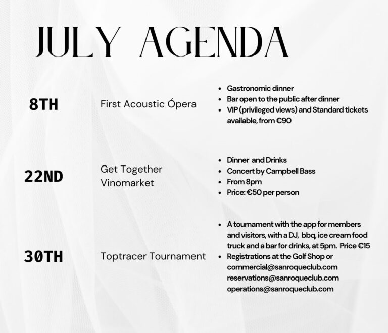 Events Calendar &#8211; July